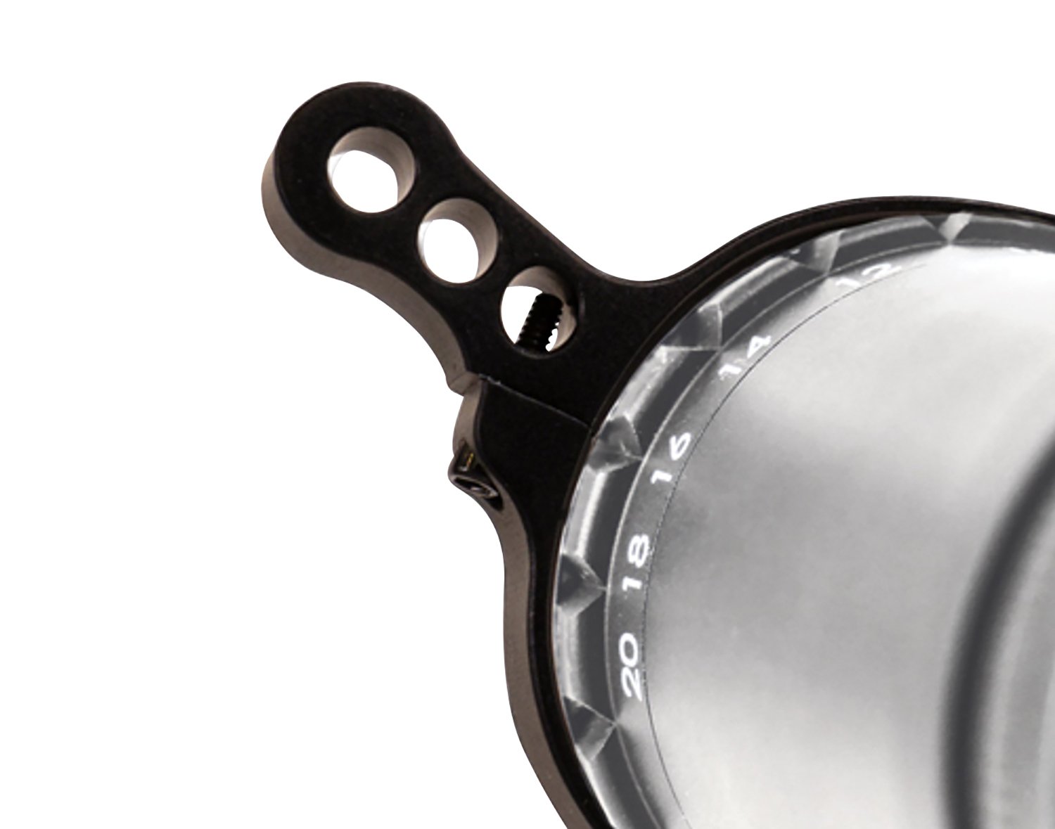 Huskemaw Optics 20SVUNI Switchview Black Anodized Aluminum, Compatible w/Blue Diamond Scopes