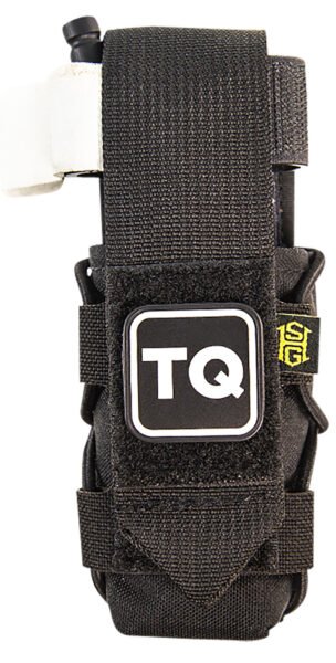 High Speed Gear 11TQ00BK TACO Tourniquet Pouch, Black Nylon with Velcro Closure, Fits MOLLE, Compatible with Most Windlass-Style Tourniquets, Includes TQ Patch