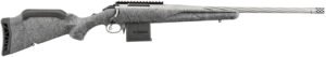 Ruger 46908 American II Full Size 204 Ruger 10+1 20" Gun Metal Gray Cerakote Spiral Fluted Threaded Barrel & Alloy Steel Receiver w/Picatinny Rail, Gray Splatter Adj LOP Synthetic Stock