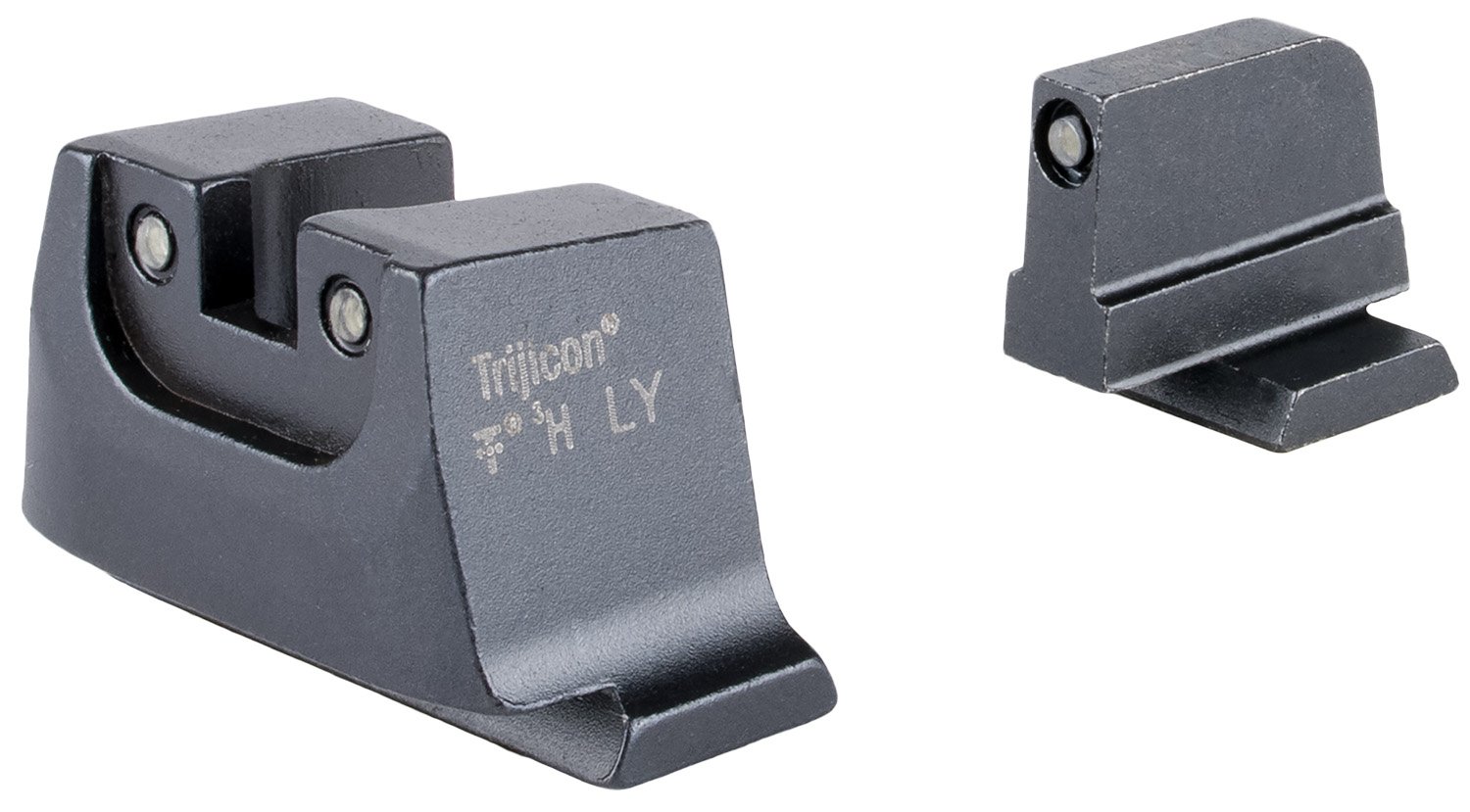 Trijicon SA240C601150 Suppressor/Optic Height Sights Green/Tritium Black Outline Front Sight-Green/Tritium Black Outline Rear Sight Smith & Wesson M&P C.O.R.E./ M&P M2.0