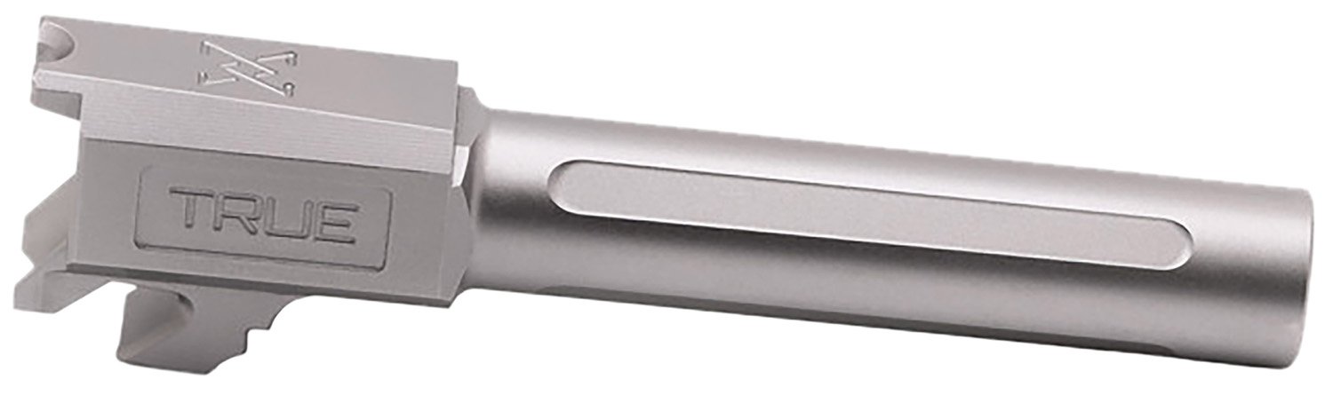 True Precision Inc TPSHCPBX Springfield 9mm Luger 3.70" Fluted Satin Stainless Steel, Fits Springfield Hellcat Pro