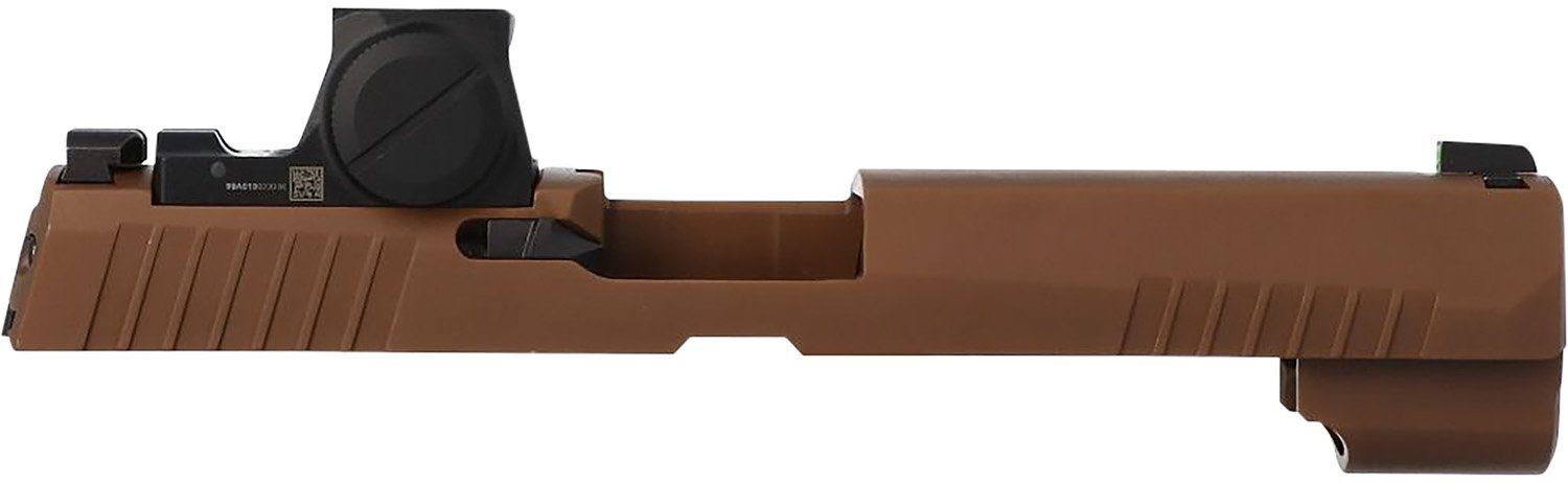 Sig Sauer 8901571 P320 ROMEO-X 9mm Luger Coyote Brown Serrated Slide