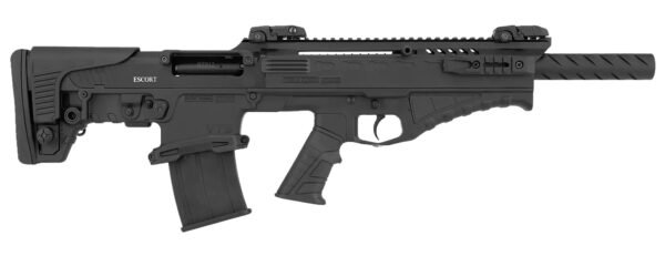 Escort HEBT12X180101 BTS 12 Gauge Semi-Auto 3" 5+1 18" Matte Black Nitride Steel Barrel, Picatinny Rail Aluminum/Polymer Receiver, Black Adjustable Synthetic Stock
