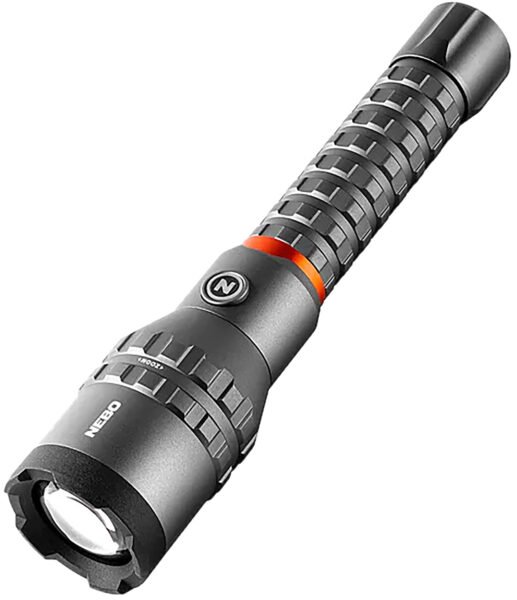 NEBO NEBFLT1039 Davinci 7000L Flashlight Gray 80/1,800/3,500/7,000 Lumens White LED