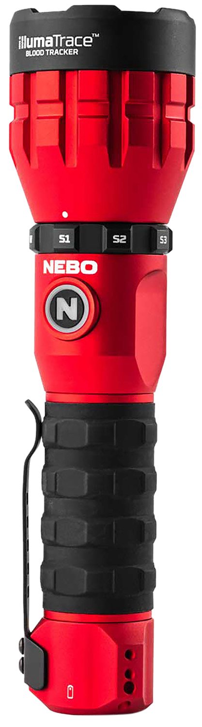 NEBO NEBFLT1036 Illumatrace Blood Tracker Flashlight Red 150/170 Lumens White LED