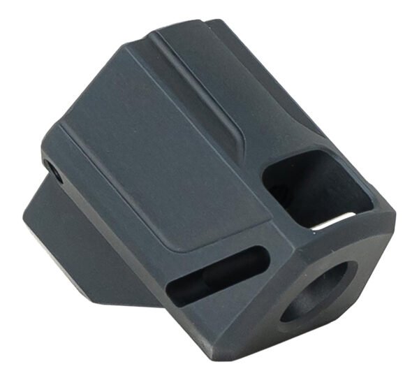 Faxon Firearms FFPACOMPDSS01 EXOS-515 Compensator for SIG 320F Black 1/2"x28 Threads 1.40" OAL 9mm