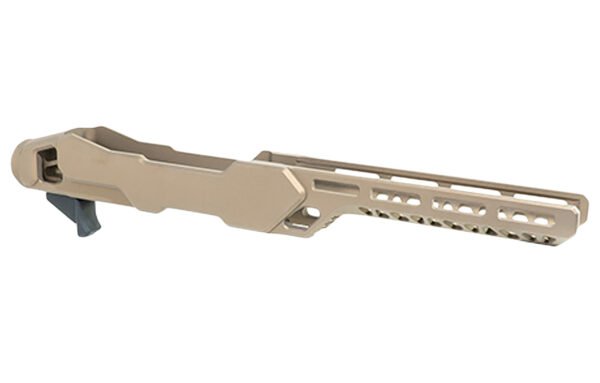 Timber Creek Outdoors ERC1022BB Enforcer Rifle Chassis Burnt Bronze Aluminum Fits Ruger 10/22 Compatible w/ MSR Buffer Tubes
