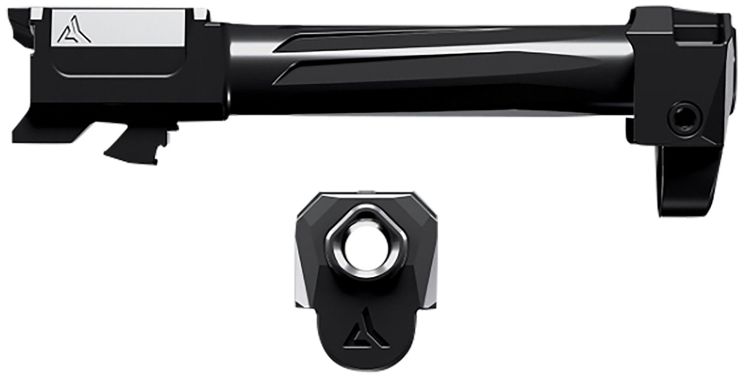 Radian Weapons R0859 Ramjet & Afterburner Combo 9mm Luger Compatible w/ Glock 43X, Black Stainless Steel