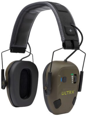 Allen 4170 Bionic Fuse Earmuff Over the Head Flat Dark Earth Bluetooth Enabled