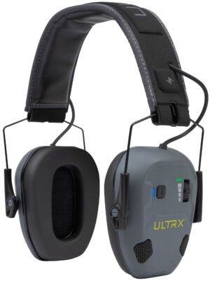 Allen 4171 Bionic Fuse Earmuff Over the Head Slate Gray Bluetooth Enabled