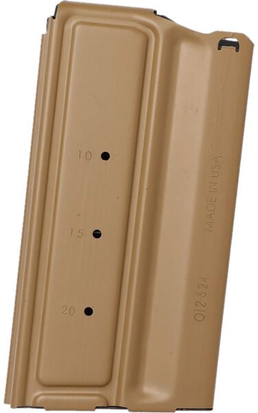 Sig Sauer MAGSPEARMULTICOY MCX-Spear 20rd Double Stack 277 Sig Fury/6.8x51mm/6.5 Creedmoor/7.62 NATO Coyote Tan Steel