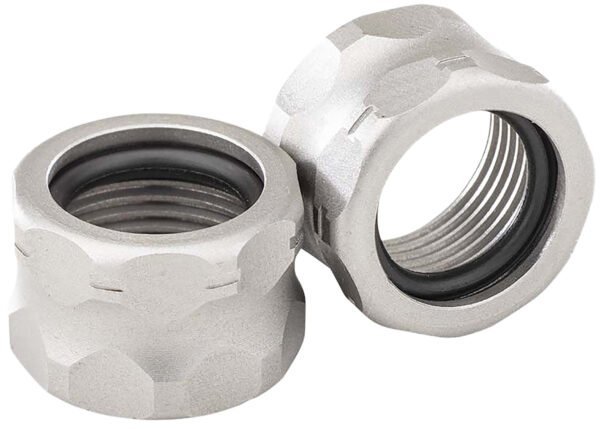 Apex Tactical 105011 Thread Protector 9mm Stainless 1/2"x28 Pistol