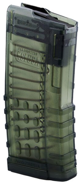 Kci Usa Inc KCIMZ066 21rd 223 Rem Fits AR-15 Translucent Smoke Polycarbonate