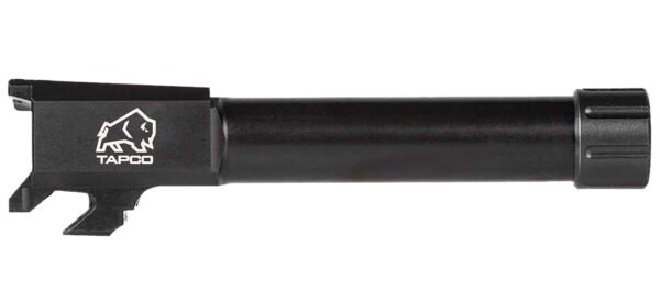 Tapco TAP22028 Springfield 9mm Luger Threaded Black Melonite Stainless Steel, Fits Springfield Hellcat