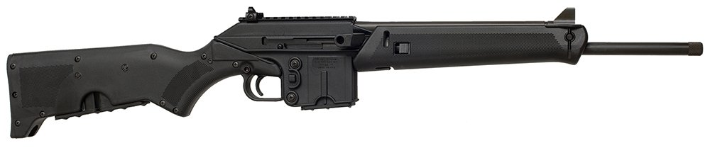 Kel-Tec SU16CABLK SU-16 *CA Compliant 5.56x45mm NATO Caliber with 16" Barrel, 10+1 Capacity, Black Metal Finish, Black Fixed Storage Compartment Stock Right Hand
