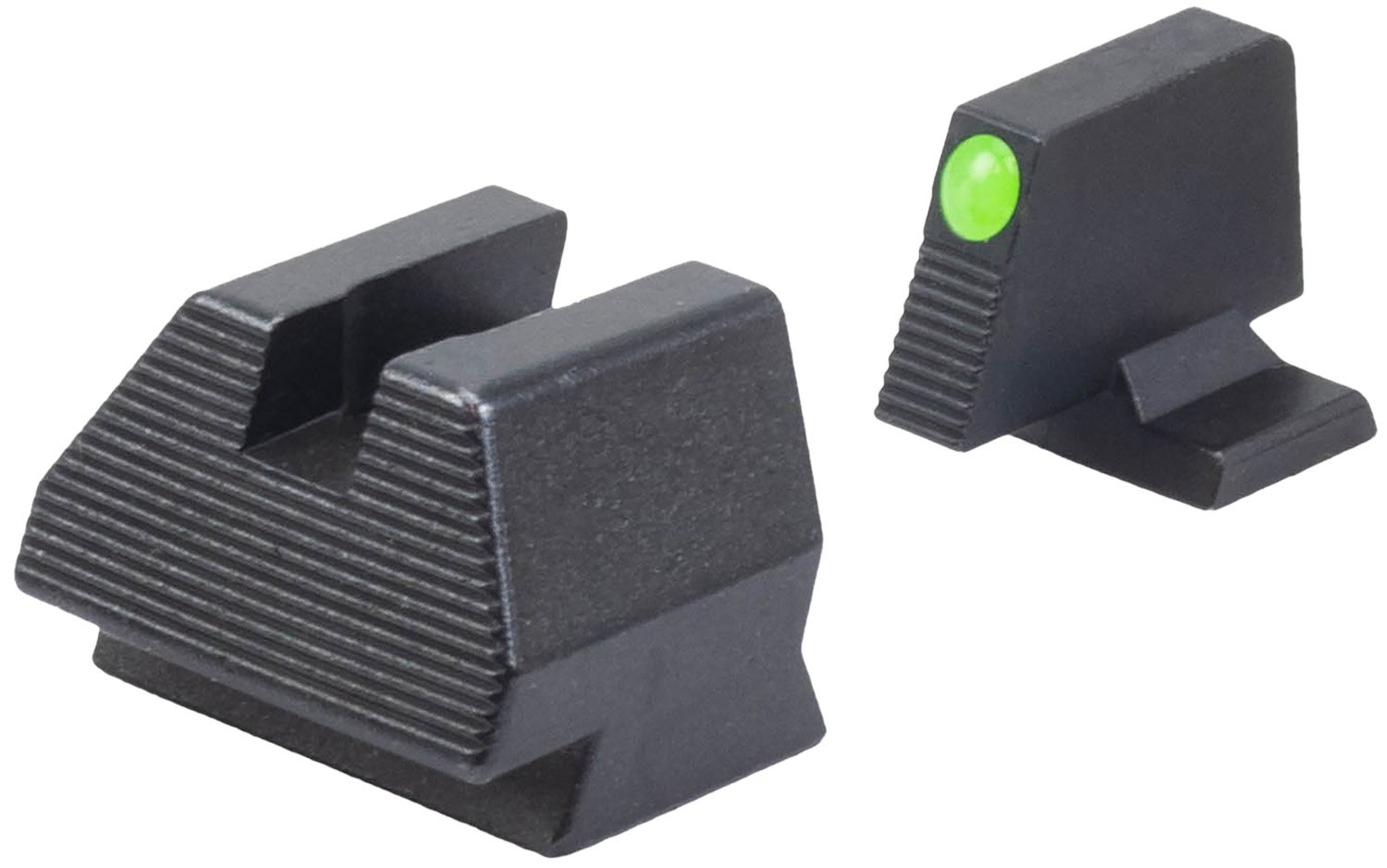 HK 51000938 Night Sight Set Fixed Extended Green Tritium/Black Frame, Fits H&K VP9 9mm Luger