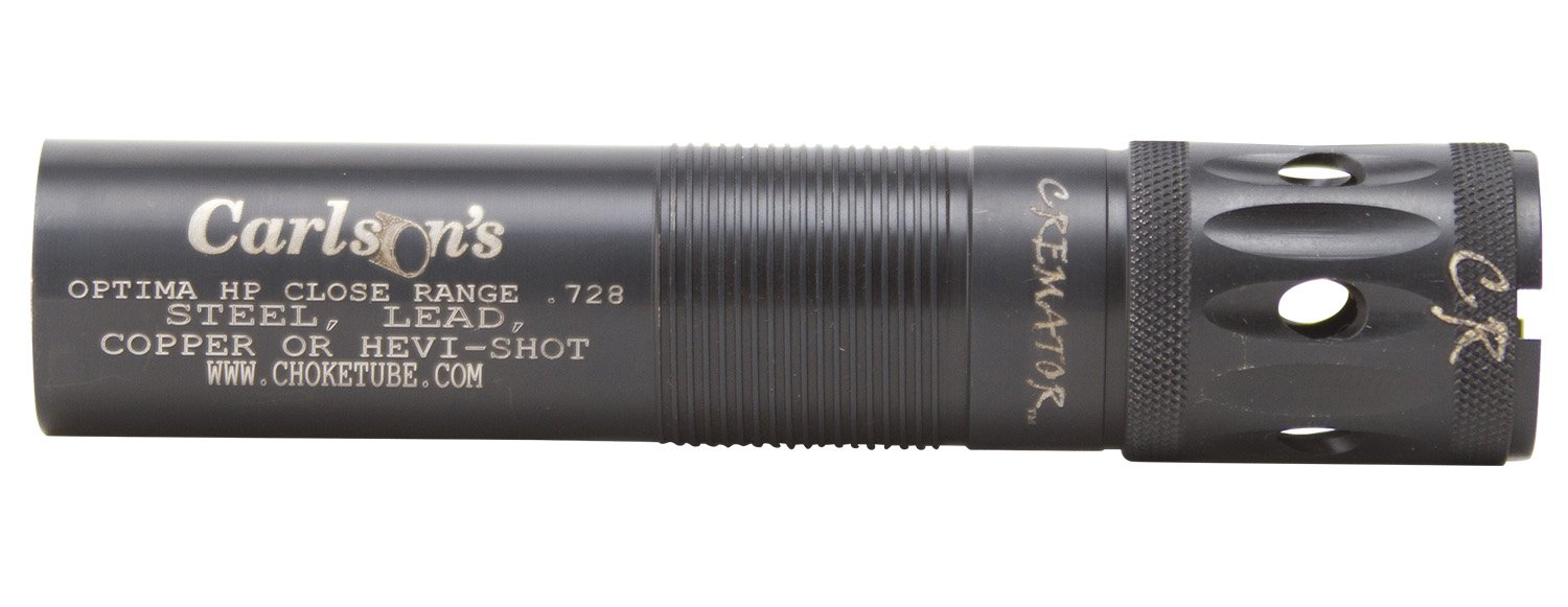 Carlson's Choke Tubes 11563 Cremator Beretta Optima HP 12 Gauge Close Range Ported Steel