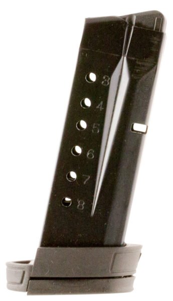 ProMag SMI27 Standard 8rd 9mm Luger Fits S&W M&P Shield Blued Steel