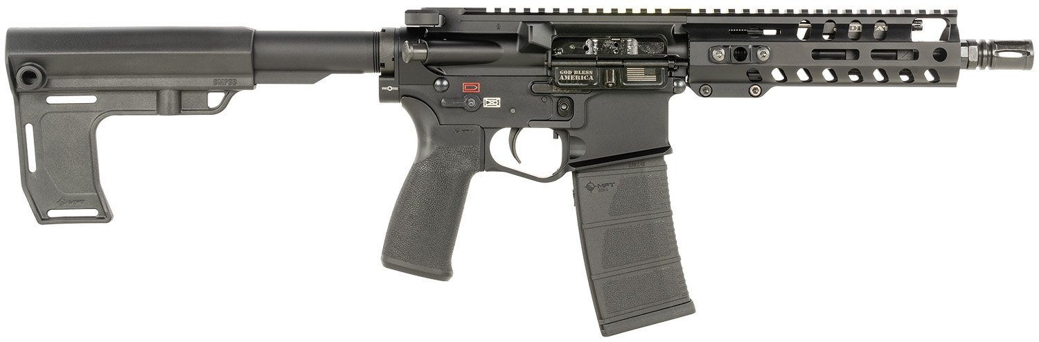 Patriot Ordnance Factory 2170 Renegade + 300 Blackout 30+1 8" Black Nitride Threaded Barrel, M-LOK Handguard, Black Anodized Aluminum Receiver w/Picatinny Rail