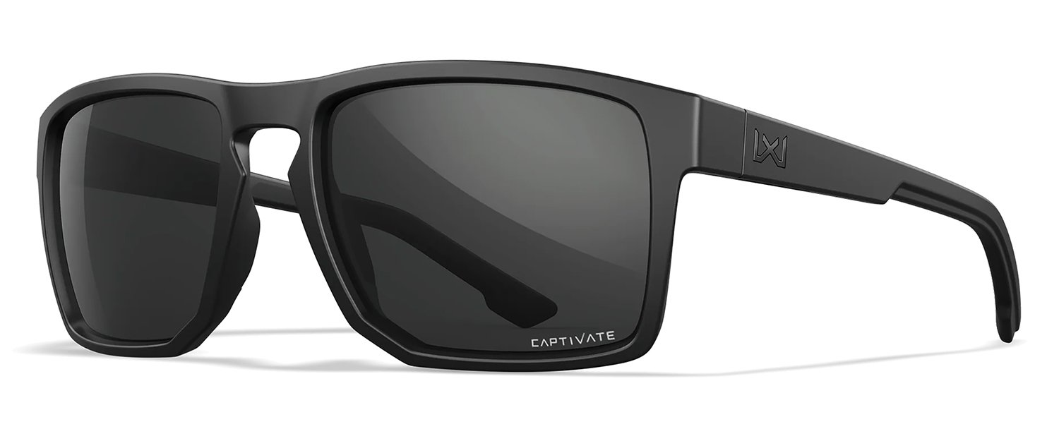 Wiley X AC6FND02 Founder Gray Lens Polycarbonate Matte Black Frame