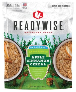 Wise Foods RW05802 Apple Cinnamon Cereal  2.5 Servings 6 Per Case