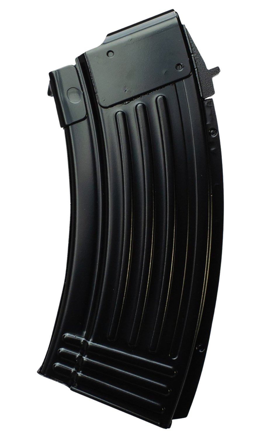 Global Ordnance LLC 810091157428 20rd Fully Ribbed 7.62x39mm Fits AK-47 Black Steel