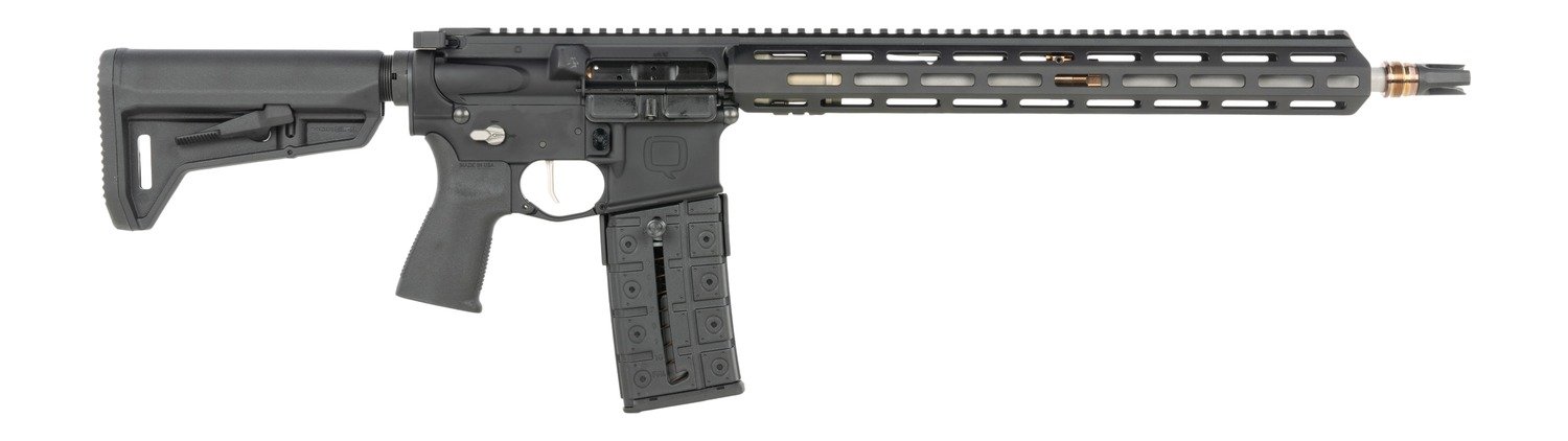 Q LLC Sugar Weasel *CA Compliant 5.56 NATO 10+1 16"Black Cerakote Aluminum Receiver w/Picatinny Rail, M-LOK Handguard, CMOE SL-K Black Polymer Stock, Black Polymer Grip