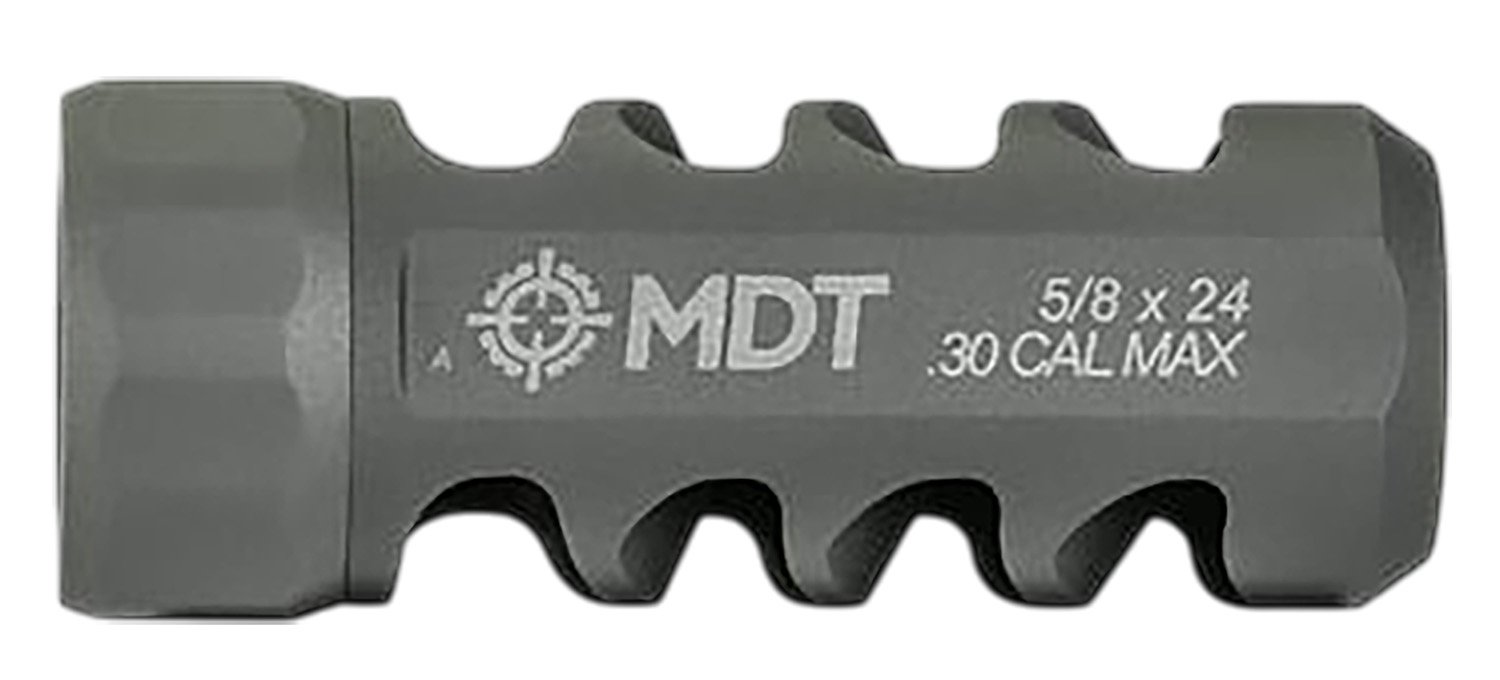 Mdt Sporting Goods Inc 109154RTI Hunt Brake Black Titanium 5/8"x24 Threads 30Cal