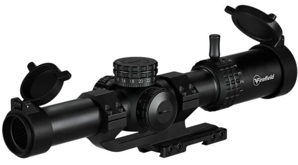 Firefield FF13075 RapidStrike Black 1-10x24mm, 30mm Tube Illuminated Black/Green/Red CR1 Reticle