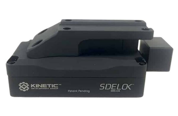 Kinetic Development Group SID5-220 Sidelock Trijicon MRO Mount Black Aluminum Compatible w/ Trijicon MRO/Trijicon MRO Patrol/Burris RT-1X