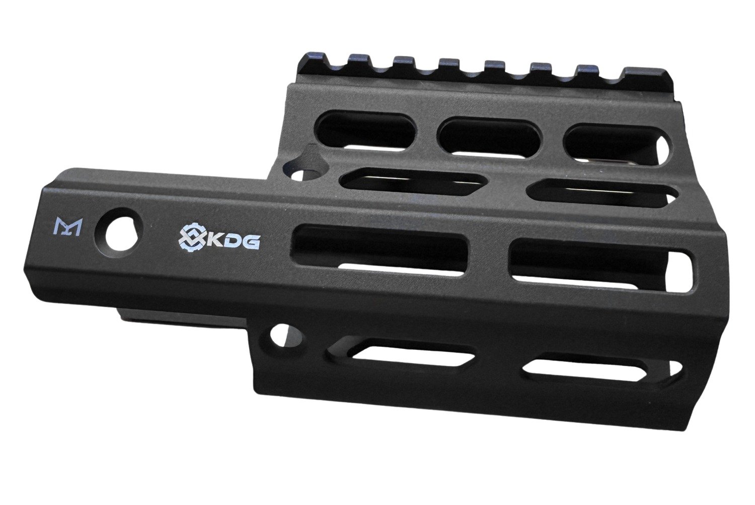 Kinetic Development Group STR5-MK2-010 SRX3 MK2 Stribog Rail Extension Black Aluminum Compatible w/ Stribog SP9 Models w/ MLOK Receivers