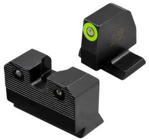 XS Sights SWR205P6G R3D 2.0 Night Sight Set Green Tritium Front/ Black Oxide Frame, Fits S&W M&P 2.0 OR Full Size & Compact