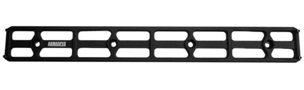Armaspec ARM621-12 ARCA Rail 12 Slot M-LOK  Black Aluminum Compatible w/ AR-15/10 MLOK Rails