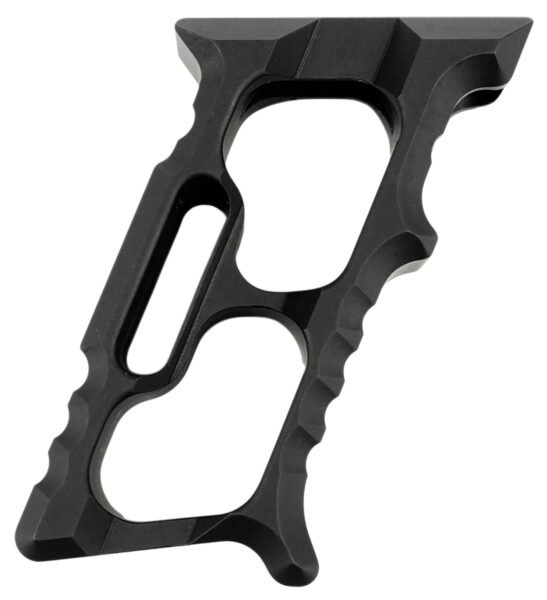 Tyrant CNC TD552BLKM1 Minivert Grip Halo Black Aluminum Fits AR15