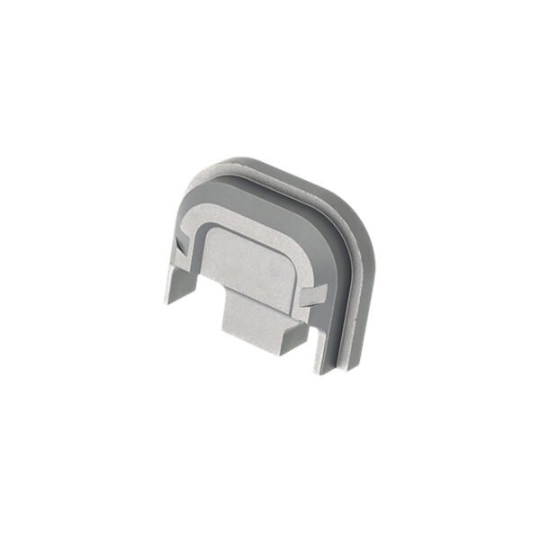 Tyrant CNC TDG14SPGREY Slide Cover Plate  Chevron Design Glock Gen1-4 Grey Aluminum