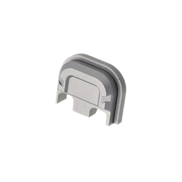 Tyrant CNC TDG5SPGREY Slide Cover Plate  Chevron Design Glock Gen5 Grey Aluminum
