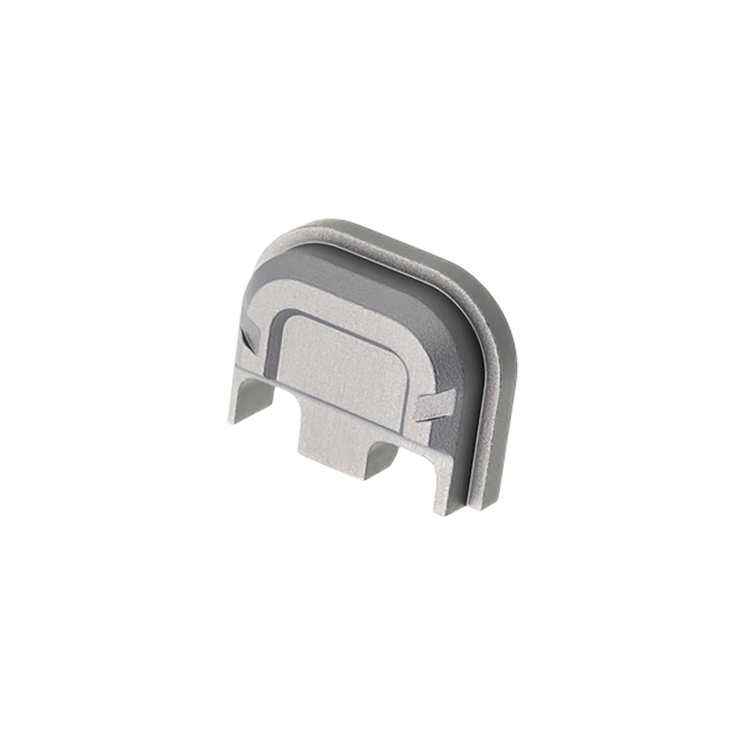 Tyrant CNC TDG5SPGREY Slide Cover Plate Chevron Design Glock Gen5 Grey Aluminum