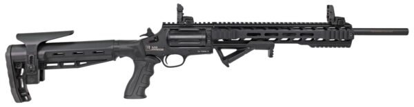 Iver Johnson Arms IJ1000T IJ1000  410 Gauge 5rd 18" Matte Black Barrel, Chrome Matte Black Chrome Receiver w/Picatinny Rail, Black Fixed Stock