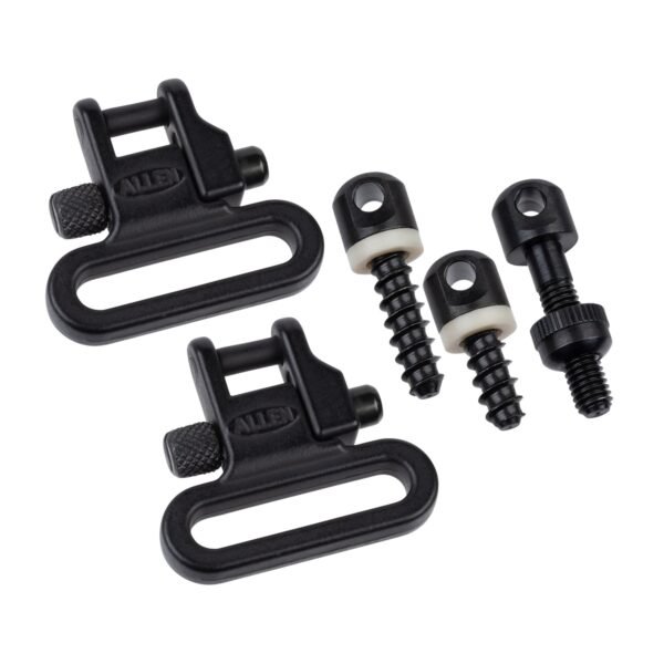 Allen 14420 Magnum Swivel  Set Black 1" Bolt Action Rifles