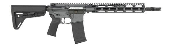 Vktr Industries V31100916648 VK-1 5.56 NATO 30+1 13.70" Black Threaded Barrel, Sniper Gray Cerakote Aluminum Receiver w/Picatinny Rail, M-LOK Handguard, Black Magpul MOE SL Polymer Stock, Magpul K2 Gr
