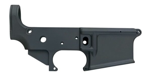 White Label Armory WLA-LOW-1031-01 Forged Lower Receiver  Multi Black Hardcoat Anodize AR-15