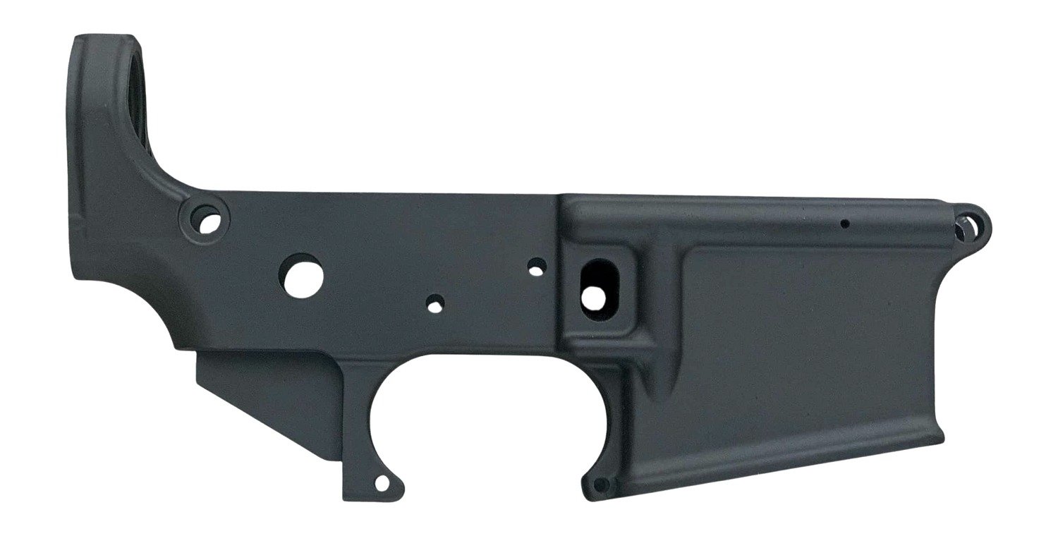 White Label Armory WLA-LOW-1031-01 Forged Lower Receiver Multi Black Hardcoat Anodize AR-15