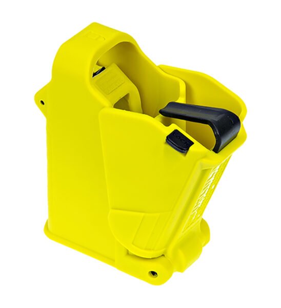 Maglula UP60L UpLULA Loader & Unloader Double & Single Stack Style made of Polymer with Lemon Finish for 9mm Luger, 45 ACP Pistols