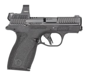 Smith & Wesson 14786 Bodyguard 2.0 w/Optic Micro-Compact 380 ACP 12+1 2.75" Black Armornite Barrel, Black Armornite Stainless Steel Serrated w/Viridian RFX1 Green Dot Slide, Black Polymer Frame, Textu
