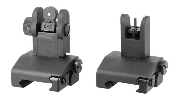 JE MACHINE TS-PS7B FLIP UP F/R SIGHTS POLY