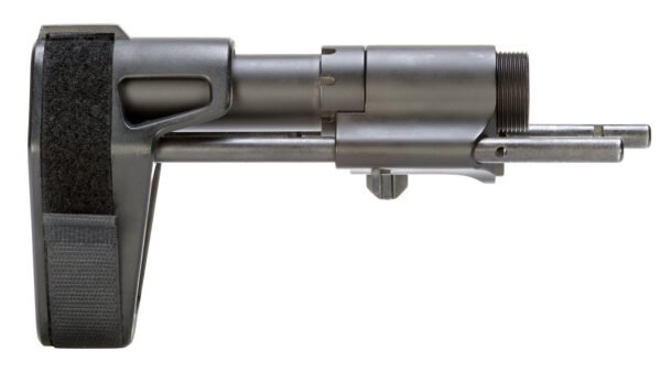 SB Tactical PDW01SB PDW  Black Elasto-Polymer 3-Position Adjustable for AR-Platforms (Tube Included)