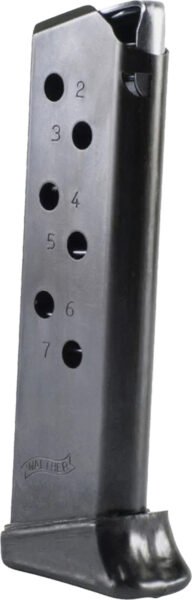 WAI MAG PPK/S 380 W/FR 7RD BLK