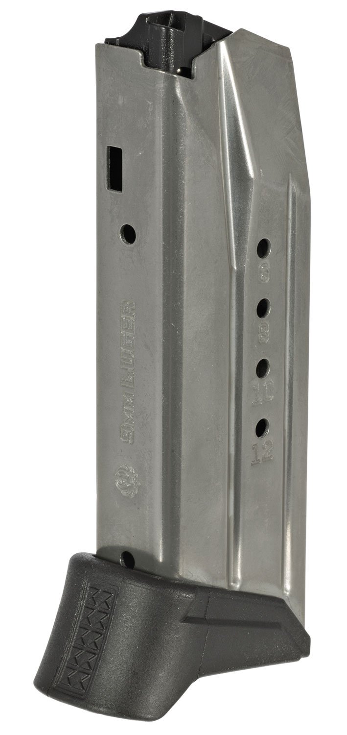 Ruger 90618 American 12rd 9mm Luger, Stainless Steel