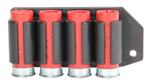 TacStar 1081168 SideSaddle  Rem 870/1100/1187 12 Gauge 4rd Black Polymer w/Aluminum Mounting Plate