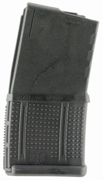ProMag RM20 Standard 20rd Detachable w/Roller Follower 5.56x45mm Fits AR-15 Black DuPont Zytel Polymer